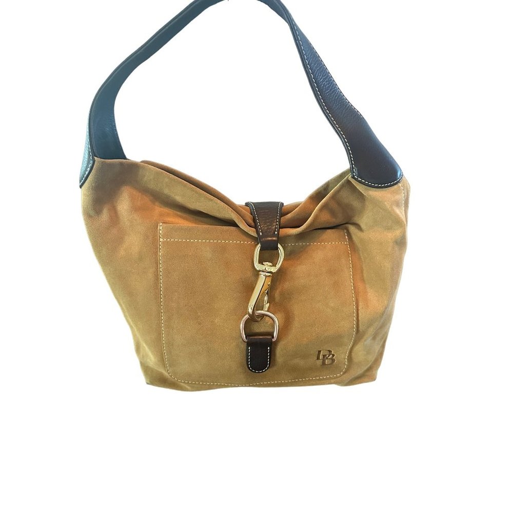 Dooney & Bourke suede hobo style purse